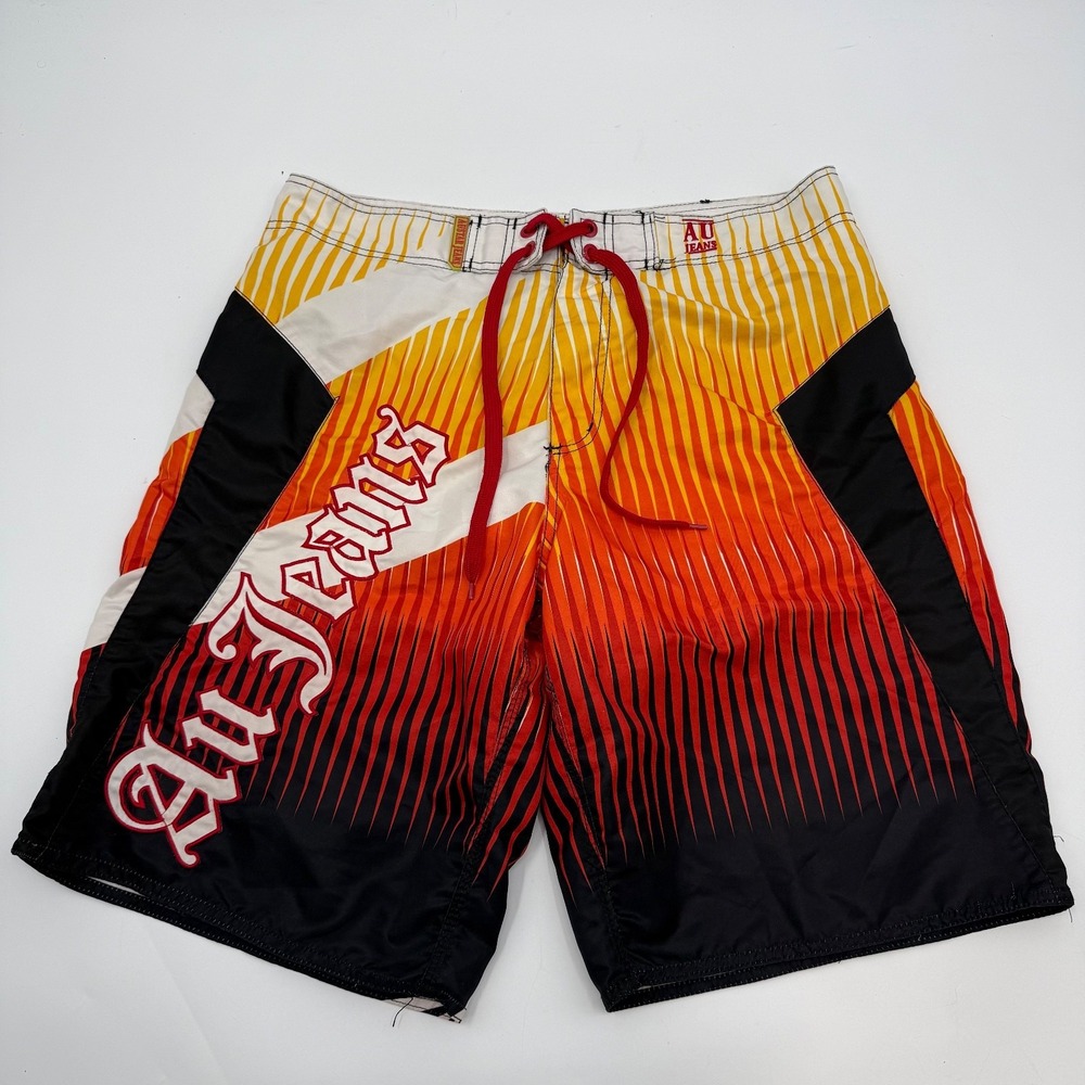 Austar Jeans Mens Size XL Y2K Swimming Trunks Board Shorts